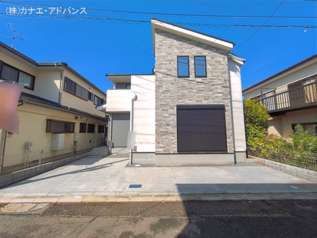 千葉県市川市柏井町１丁目の新築戸建て完成写真 2026年4月27日撮影