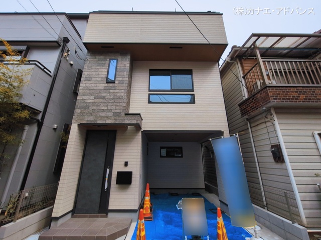 千葉県市川市鬼高1丁目の新築戸建て完成写真 2026年3月12日撮影