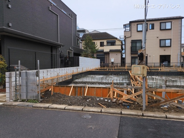 千葉県市川市富浜３丁目の新築戸建て基礎写真 2026年3月18日撮影