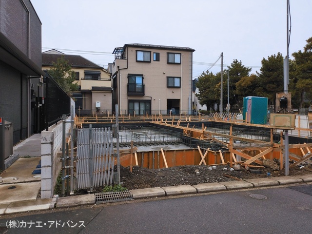 千葉県市川市富浜３丁目の新築戸建て基礎写真 2026年3月18日撮影