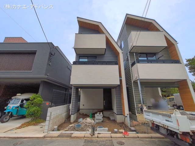 千葉県市川市富浜３丁目の新築戸建て外構写真 2026年6月29日撮影