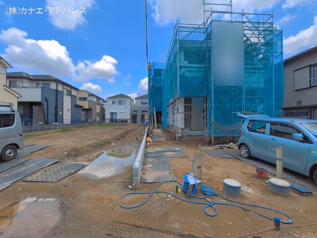 千葉県市川市原木3丁目の新築戸建てシート写真 2026年6月11日撮影