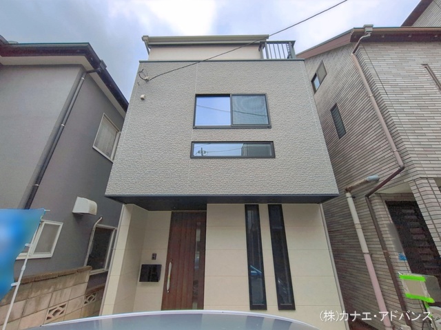千葉県市川市南八幡２丁目の新築戸建て完成写真 2026年3月31日撮影