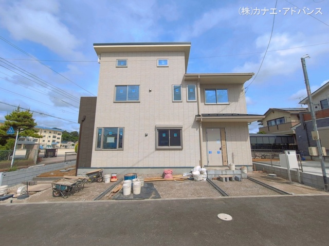 千葉県市川市下貝塚3丁目の新築戸建て外構写真 2026年5月25日撮影
