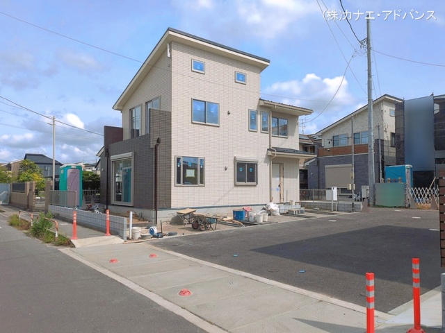 千葉県市川市下貝塚3丁目の新築戸建て外構写真 2026年5月25日撮影