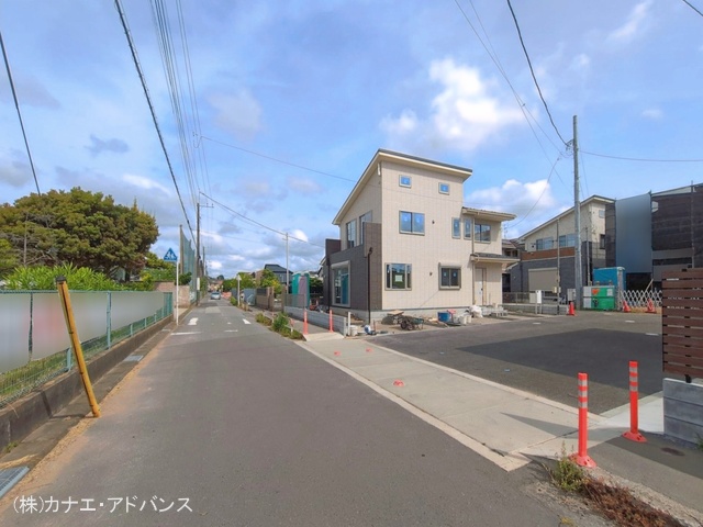 千葉県市川市下貝塚3丁目の新築戸建て外構写真 2026年5月25日撮影