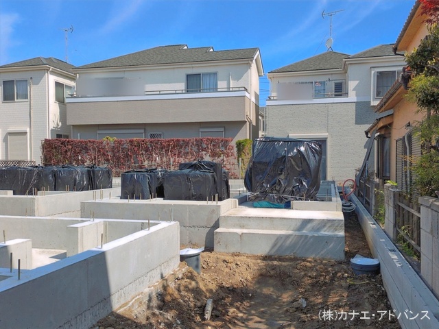 千葉県市川市原木３丁目の新築戸建て基礎写真 2026年4月16日撮影