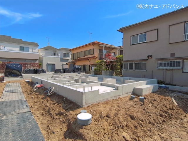 千葉県市川市原木３丁目の新築戸建て基礎写真 2026年4月16日撮影
