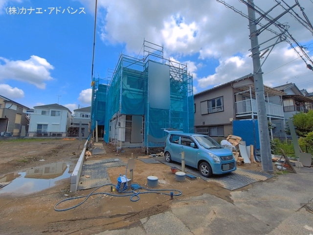 千葉県市川市原木3丁目の新築戸建てシート写真 2026年6月11日撮影