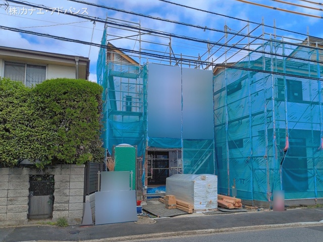 千葉県市川市東菅野1丁目の新築戸建てシート写真 2026年5月26日撮影