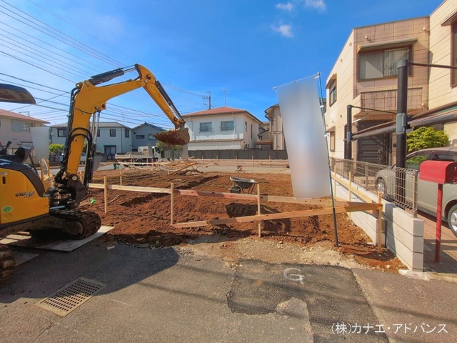 千葉県市川市東菅野1丁目の新築戸建て基礎写真 2026年4月5日撮影