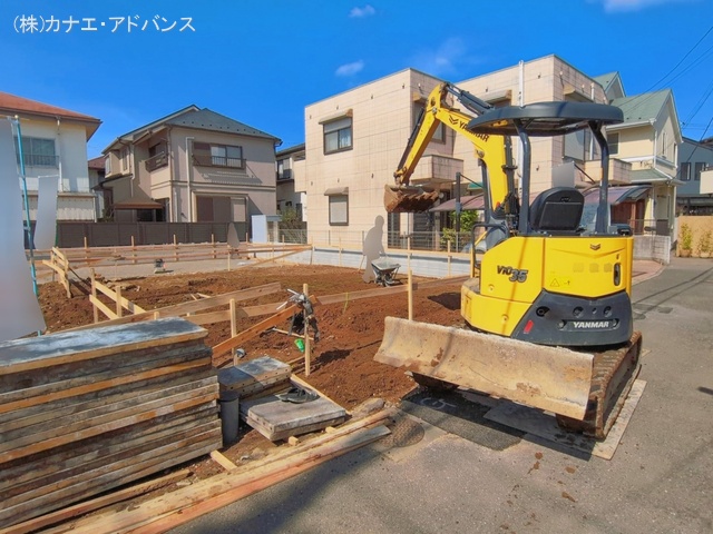 千葉県市川市東菅野1丁目の新築戸建て基礎写真 2026年4月5日撮影