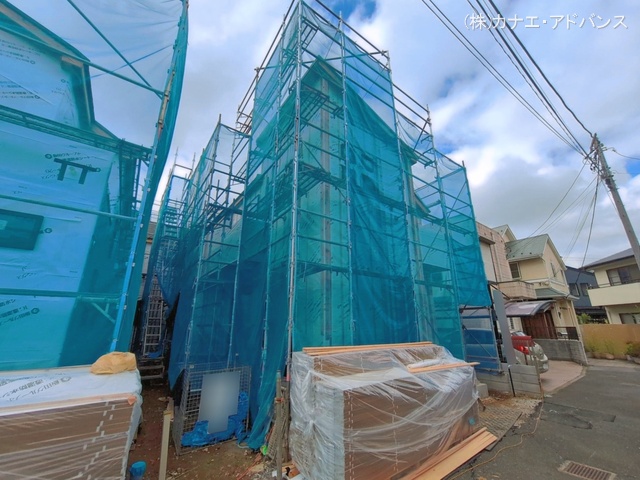 千葉県市川市東菅野１丁目の新築戸建てシート写真 2026年5月26日撮影