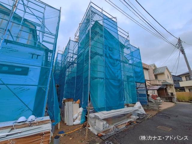 千葉県市川市東菅野１丁目の新築戸建てシート写真 2026年6月14日撮影