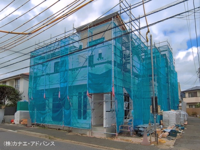千葉県市川市東菅野１丁目の新築戸建てシート写真 2026年5月26日撮影