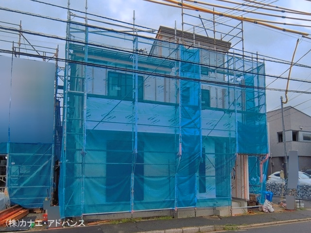 千葉県市川市東菅野１丁目の新築戸建てシート写真 2026年6月14日撮影