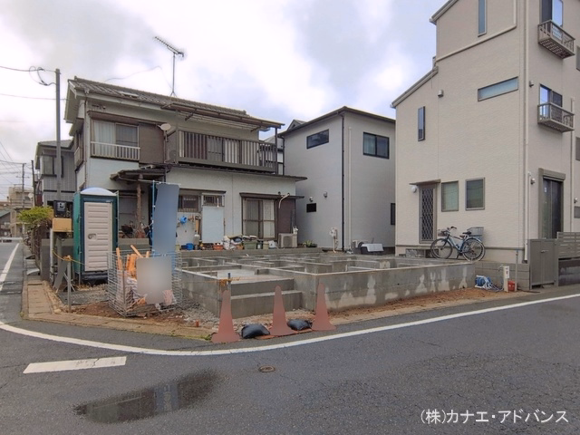 千葉県市川市田尻5丁目の新築戸建て基礎写真 2026年6月7日撮影