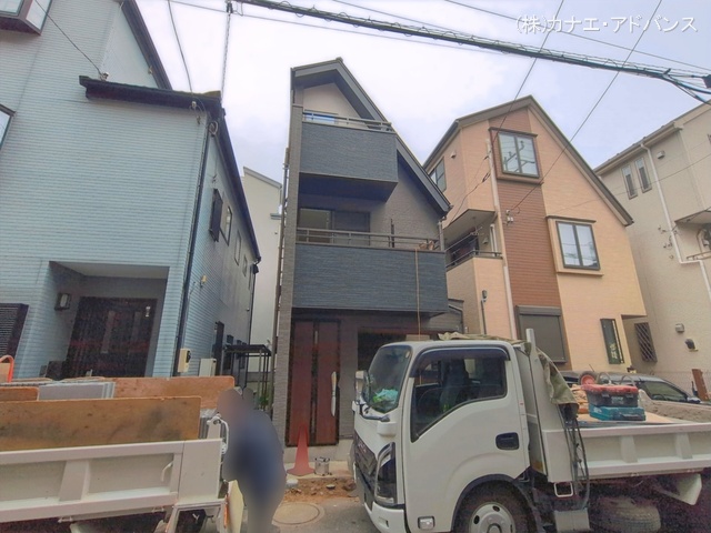 千葉県市川市新田３丁目の新築戸建て外構写真 2026年4月22日撮影