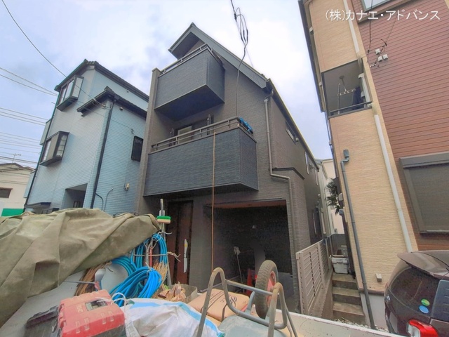 千葉県市川市新田３丁目の新築戸建て外構写真 2026年4月22日撮影