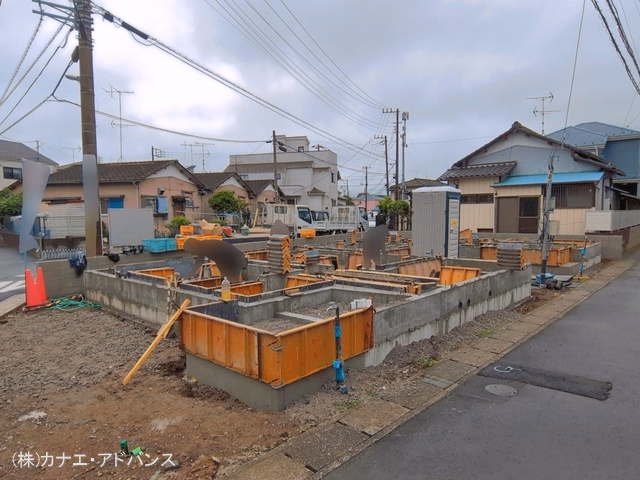千葉県市川市大和田５丁目の新築戸建て基礎写真 2026年6月7日撮影