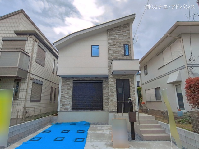 千葉県市川市八幡６丁目の新築戸建て完成写真 2026年5月7日撮影