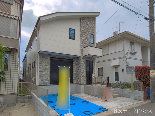 千葉県市川市八幡６丁目の新築戸建て完成写真 2026年5月7日撮影
