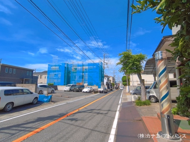 千葉県市川市相之川1丁目の新築戸建て上棟写真 2026年6月21日撮影