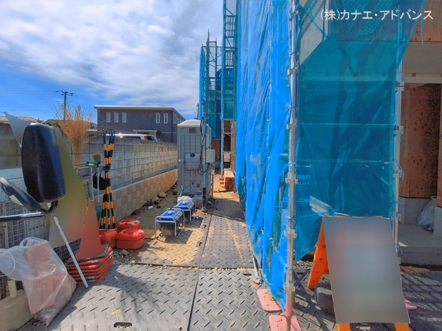 千葉県市川市相之川1丁目の新築戸建て上棟写真 2026年6月21日撮影