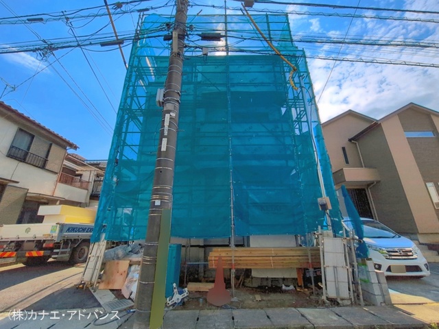 千葉県市川市原木３丁目の新築戸建てシート写真 2026年5月13日撮影