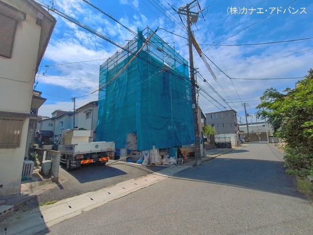 千葉県市川市原木３丁目の新築戸建てシート写真 2026年5月13日撮影