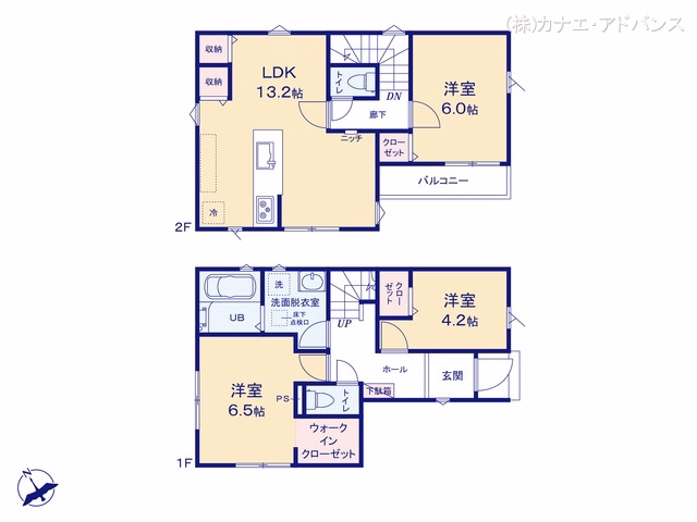 市川市平田4丁目（戸建）01 間取図