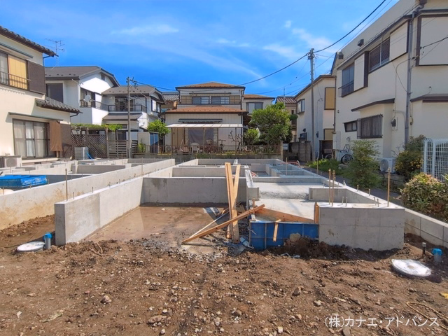 千葉県市川市伊勢宿の新築戸建て基礎写真 2026年6月15日撮影