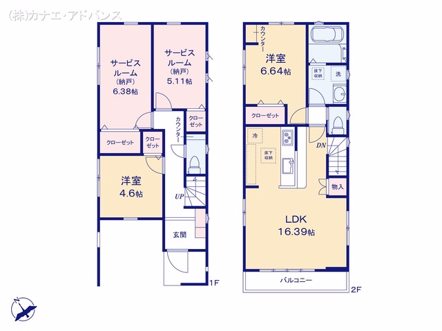 市川市伊勢宿（戸建）02 間取図