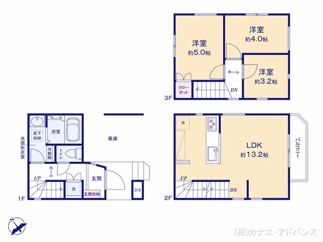 市川市広尾1丁目（戸建） 間取図