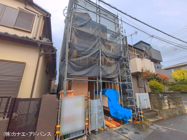 市川市東国分2丁目（戸建） 上棟