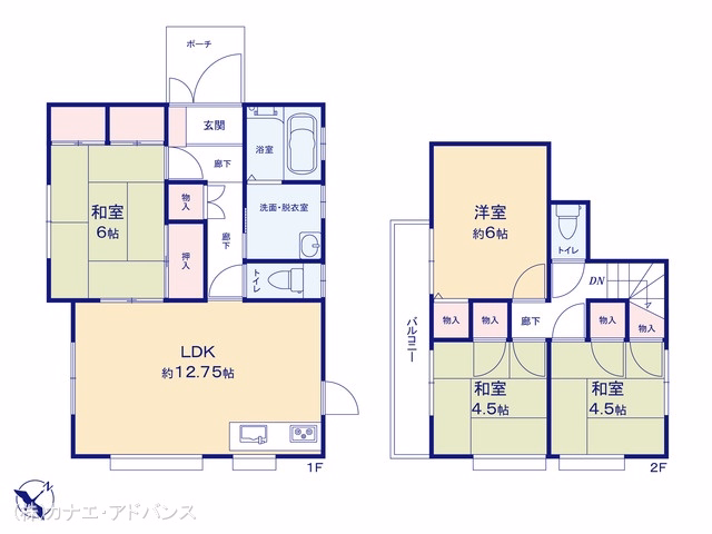 市川市下貝塚3丁目 間取図