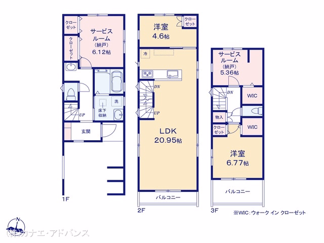 市川市香取1丁目（戸建）03 間取図