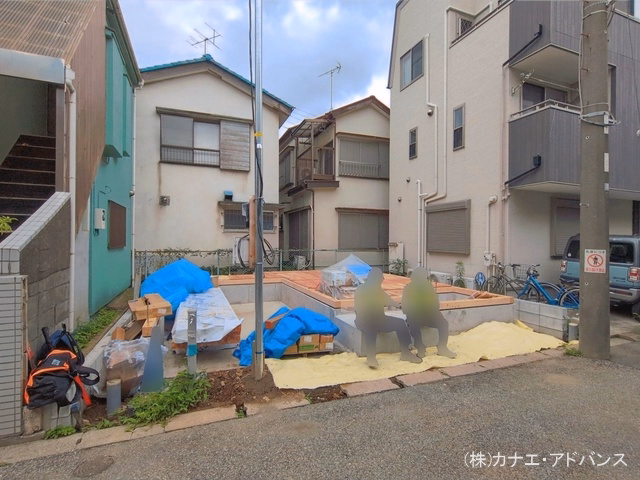千葉県市川市田尻4丁目の新築戸建て基礎写真 2026年7月6日撮影