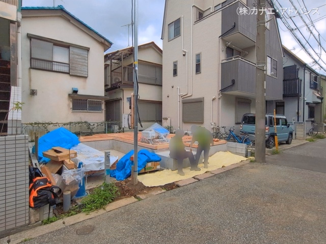 千葉県市川市田尻4丁目の新築戸建て基礎写真 2026年7月6日撮影