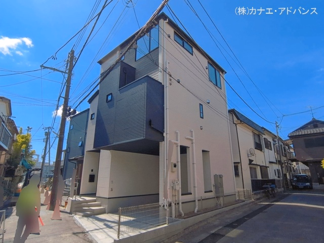 千葉県市川市稲荷木２丁目の新築戸建て完成写真 2026年7月7日撮影