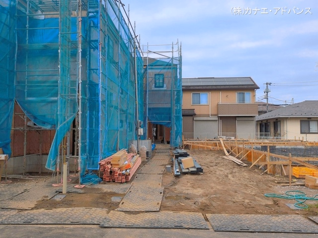 市川市国分2丁目(戸建)A 上棟