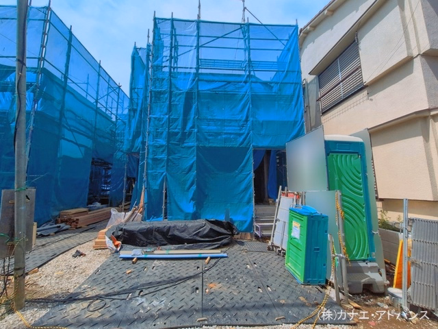 新築戸建て 市川市宮久保8期 1号棟 上棟