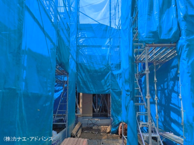 新築戸建て 市川市宮久保8期 2号棟 上棟