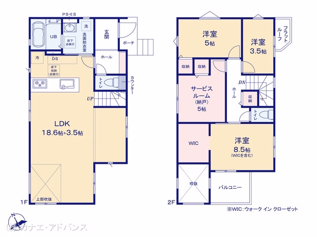 市川市宮久保6丁目（戸建）02 間取図