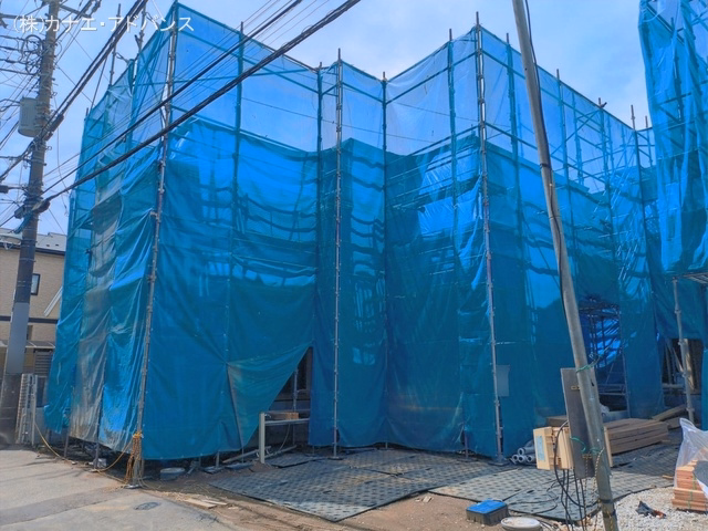 新築戸建て 市川市宮久保8期 3号棟 上棟