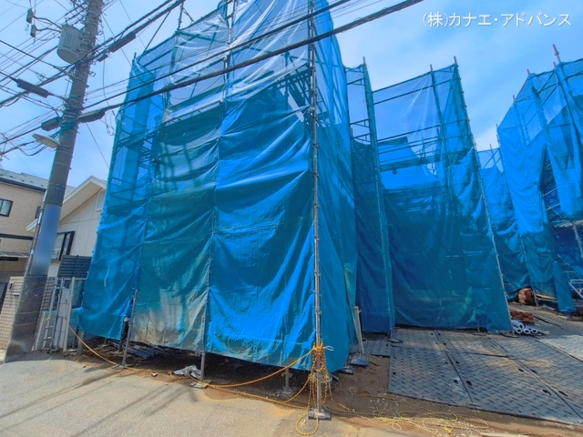 新築戸建て 市川市宮久保8期 3号棟 上棟
