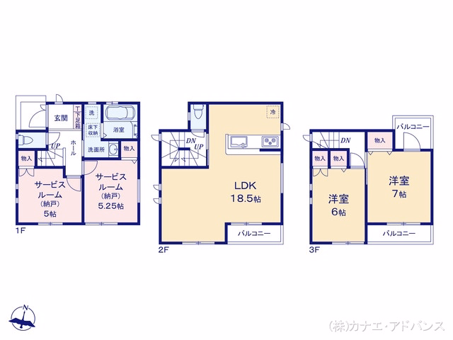 市川市国分6丁目（戸建）01 間取図