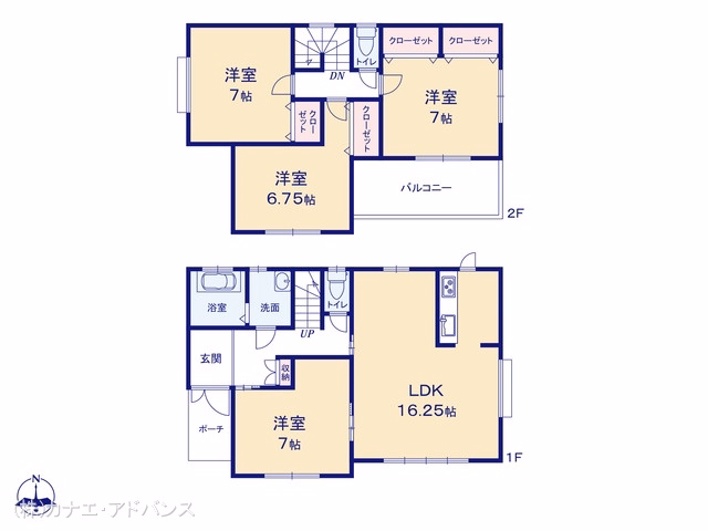 市川市国府台3丁目 間取図