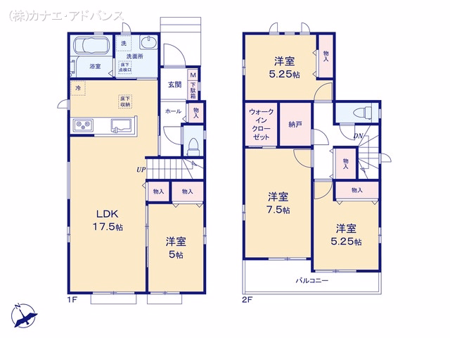 市川市曽谷1丁目(戸建)C 間取図