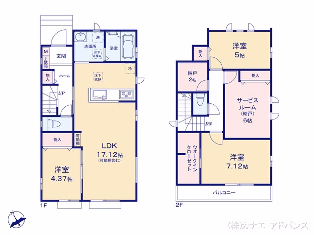 市川市曽谷1丁目（戸建）D 間取図